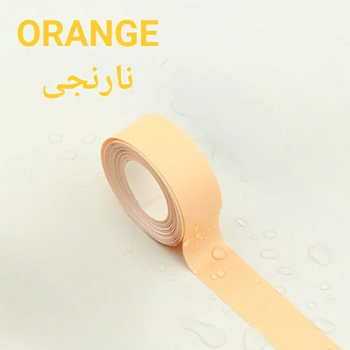 لیبل حرارتی نواری پیوسته رنگ نارنجی مناسب برای پرینتر MarkLife P12