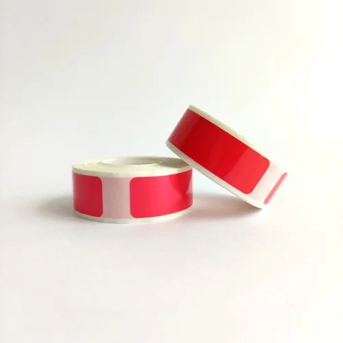 لیبل حرارتی ابعاد 12*40 میلیمتر رنگ قرمز مناسب برای پرینتر MarkLife P12