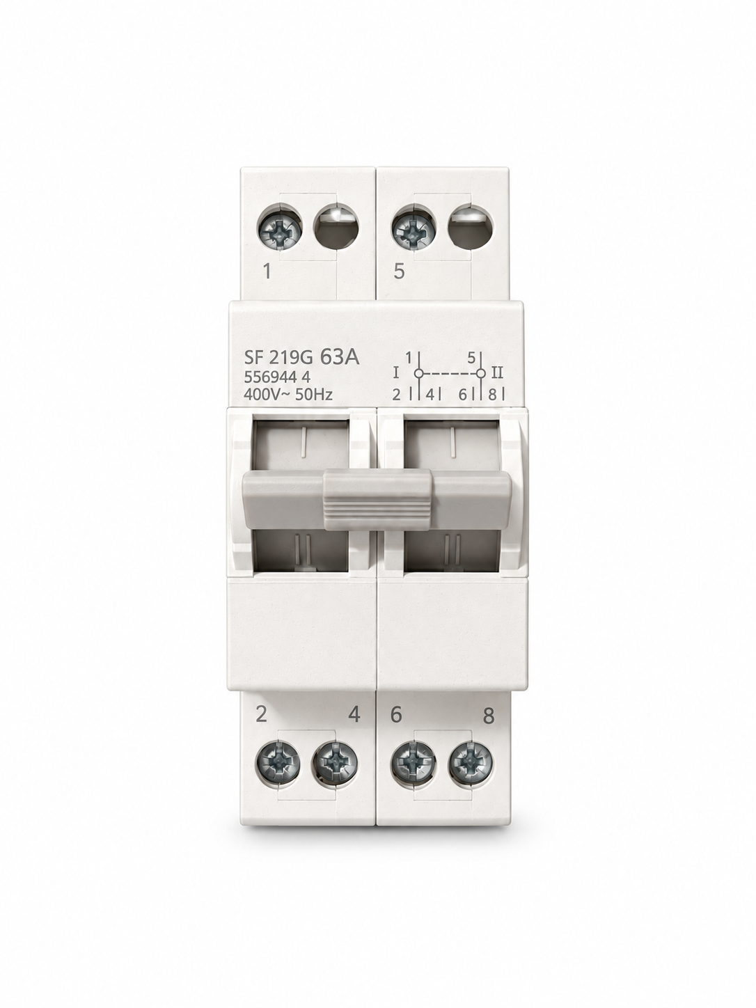 کلید چنج اور دستی 63A دو پل برند Control Plus