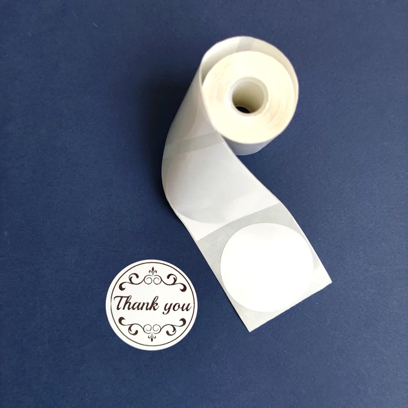 لیبل حرارتی گرد قطر 50 میلیمتر مناسب جهت پرینترهای حرارتی