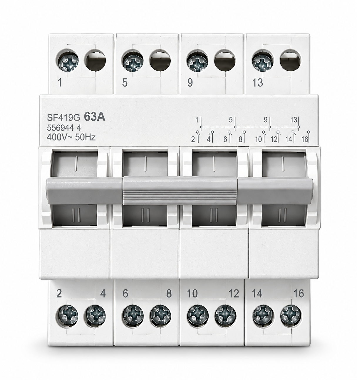 کلید چنج اور دستی 63A چهار پل برند Control Plus